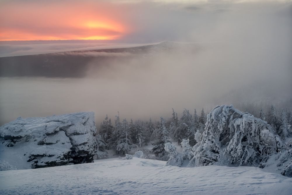 Обманчивая теплота зимнего рассвета