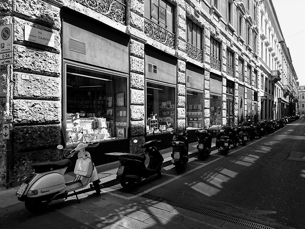 parking off motorcycles