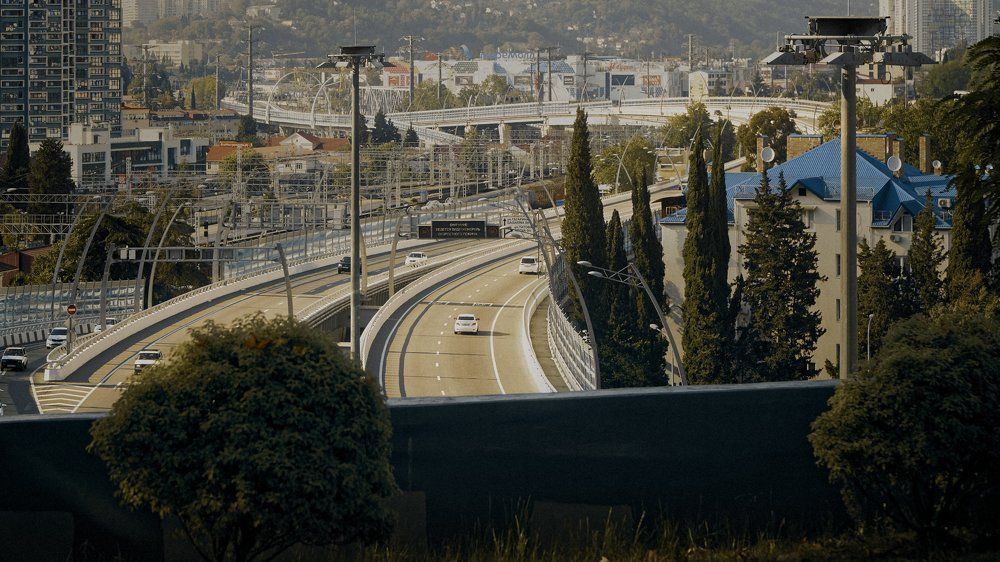 Road bridge at Sochi