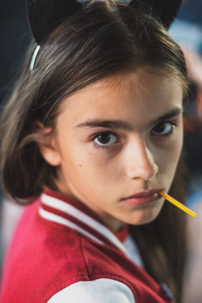 В автобусе..