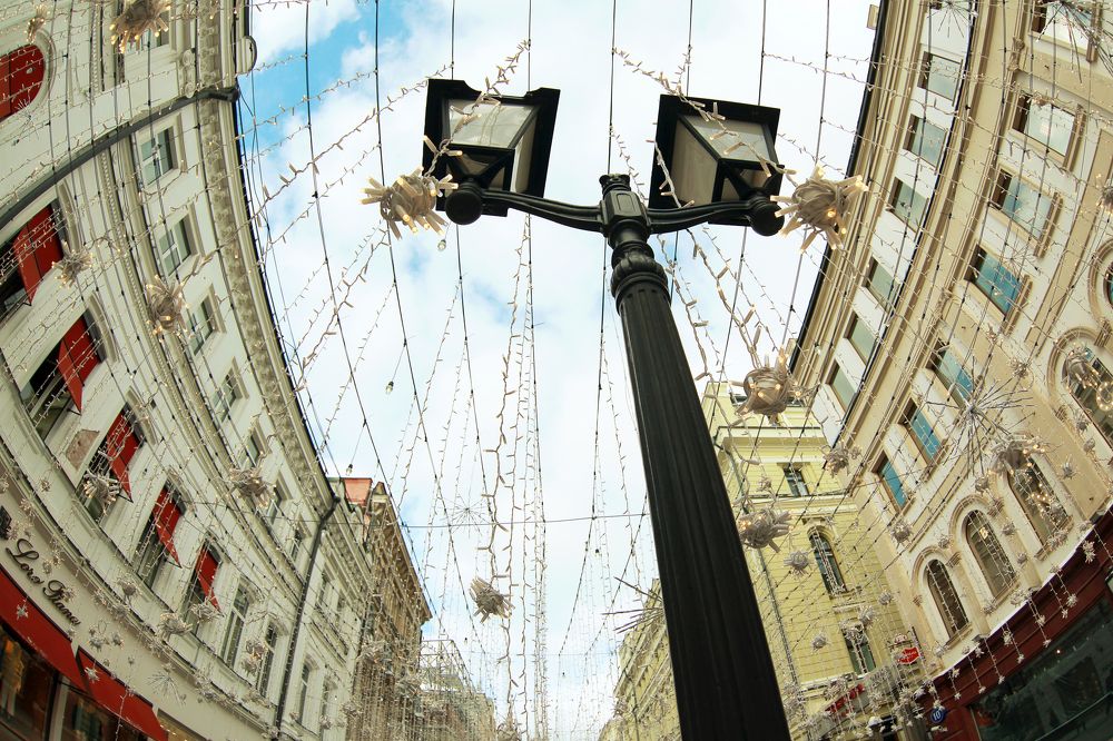 Фонарь на Никольской