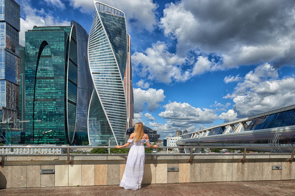 Москва-Сити. Багратионовский мост.