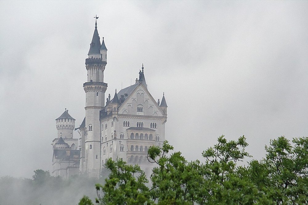 Лебедь в тумане (Schloss Neuschwanstein)