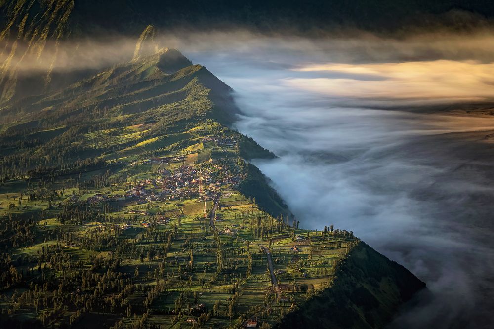 Cemoro Lawang is a small village.