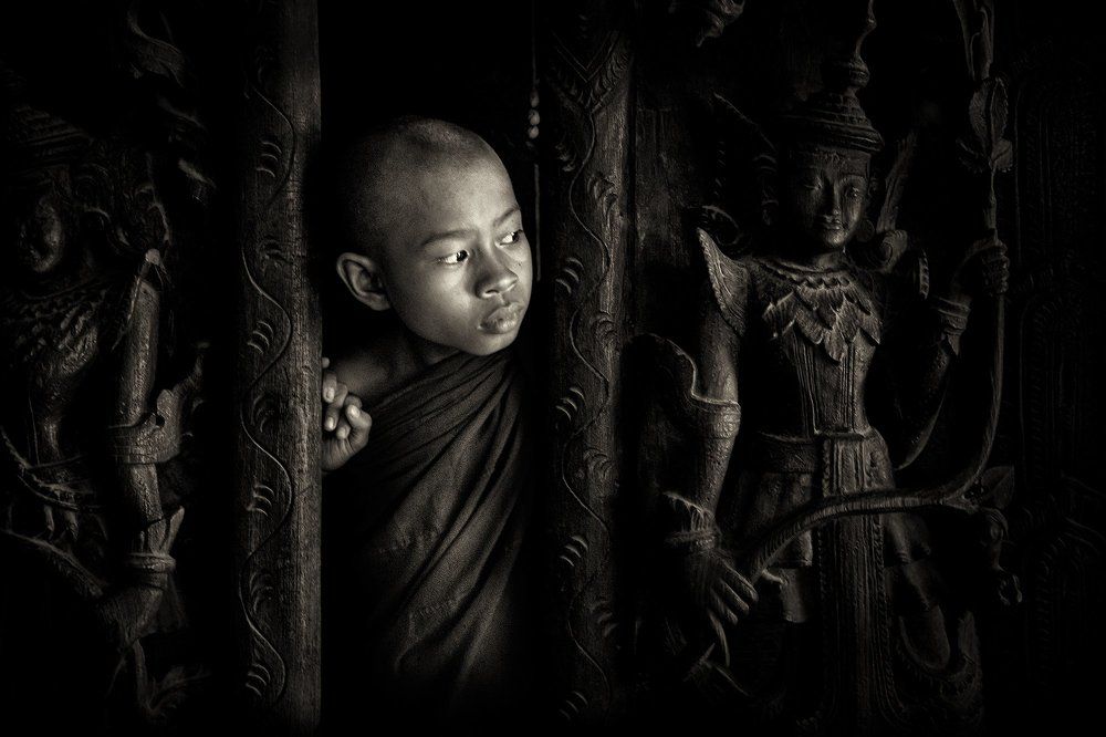 Young Monk of the Wooden Monastery