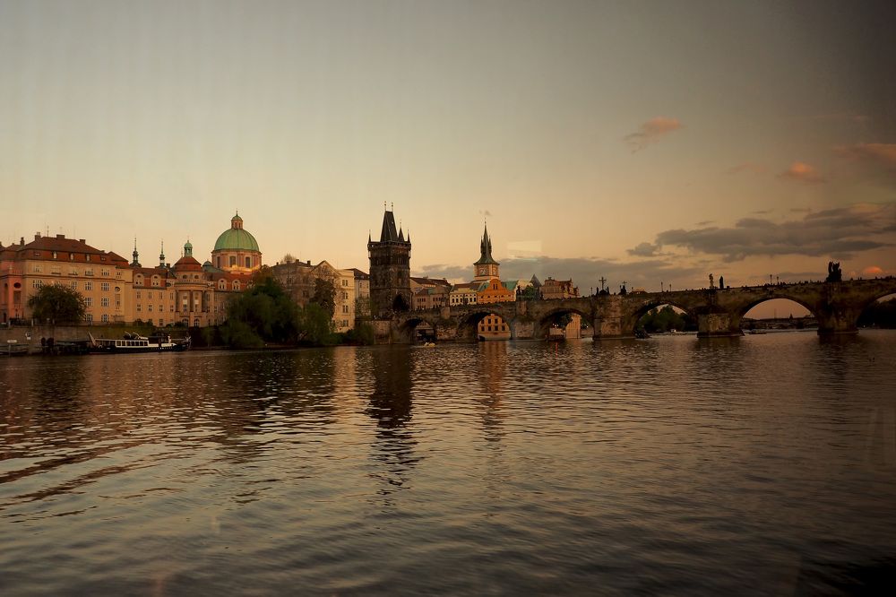 Вечером на Влтаве