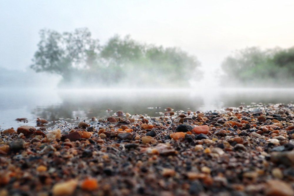Туман на реке Чусовой