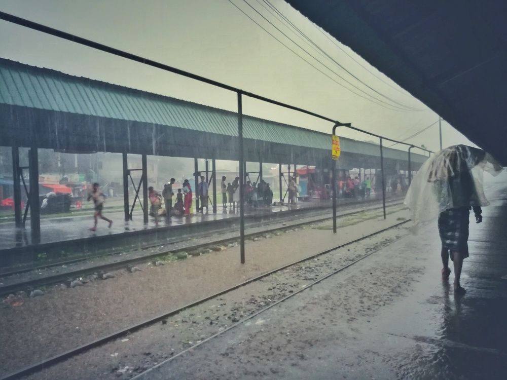 Rain Coverage for a Poor Worker.