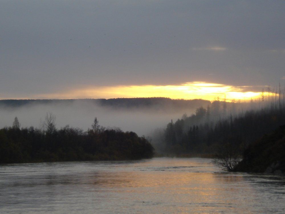 туман наступает