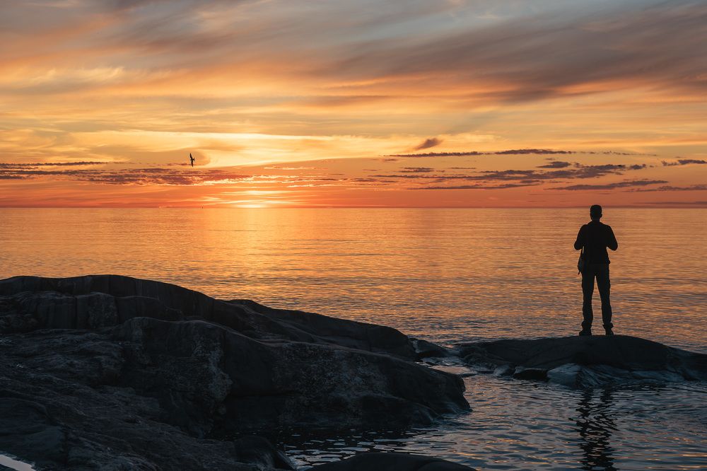 Всматриваясь в закат