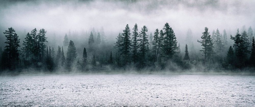 Ночной туман Приполярного Урала