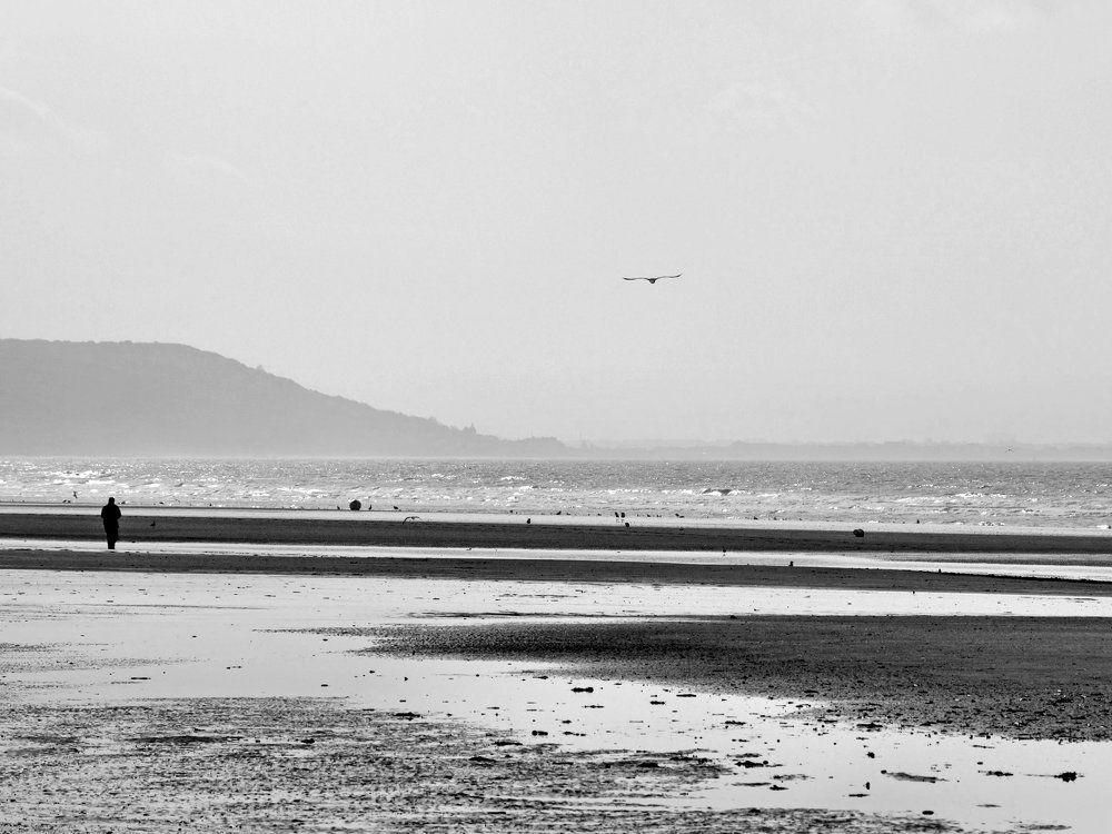 Осень. Пляж в Нормандии