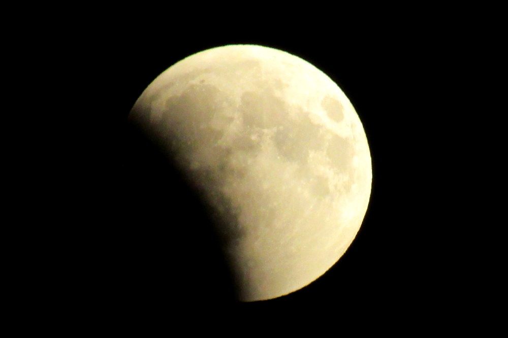 The moon eclipse