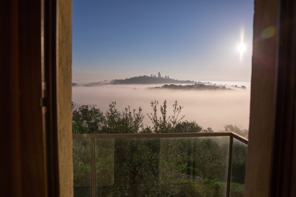 Рассвет в Сан Джиминьяно