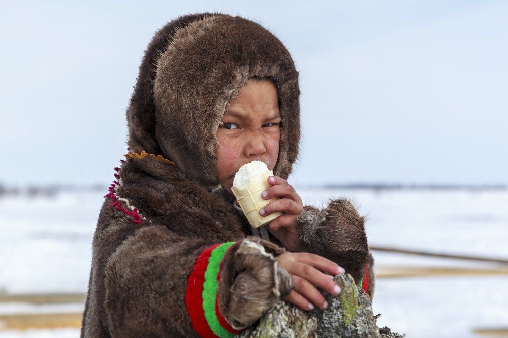 мороженное зимнее утро