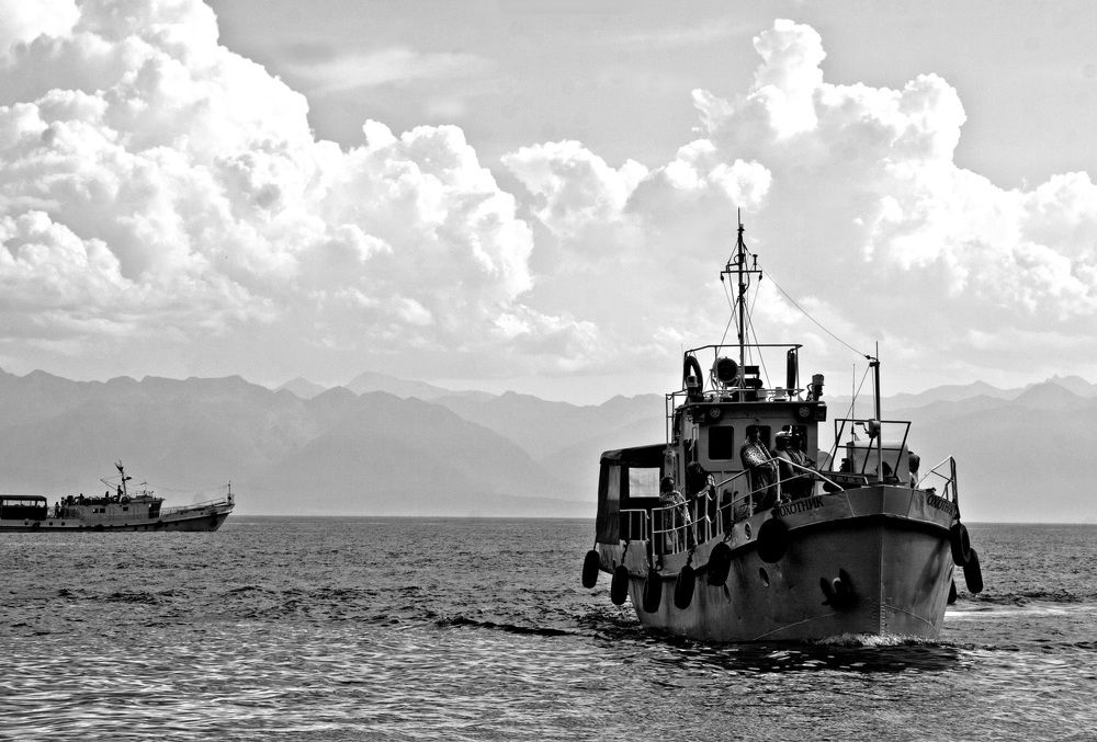 На Байкале. Из Листвянки в Большие Коты.