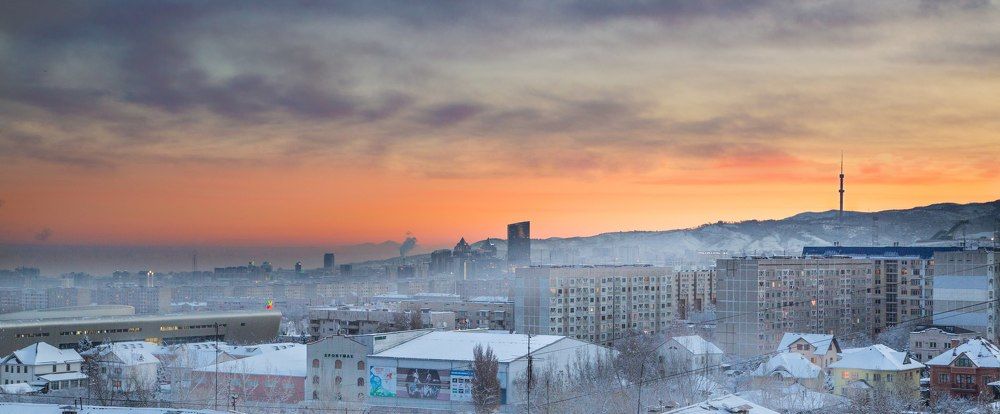 Утро в Алматы