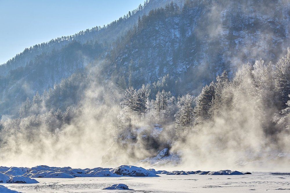 Утренний Туман над Катунью