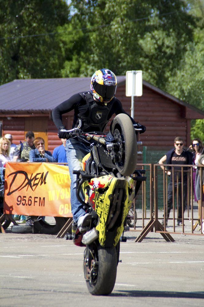 Экстрим на одном колесе