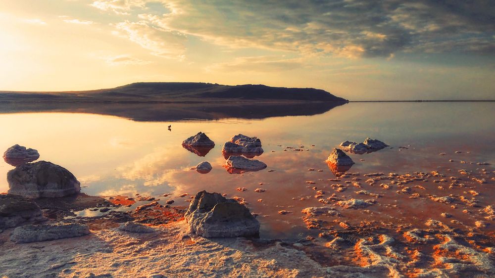 Утро на Кояшском озере.