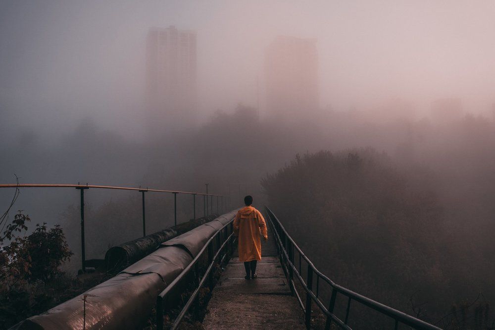 Туманное утро в Перми