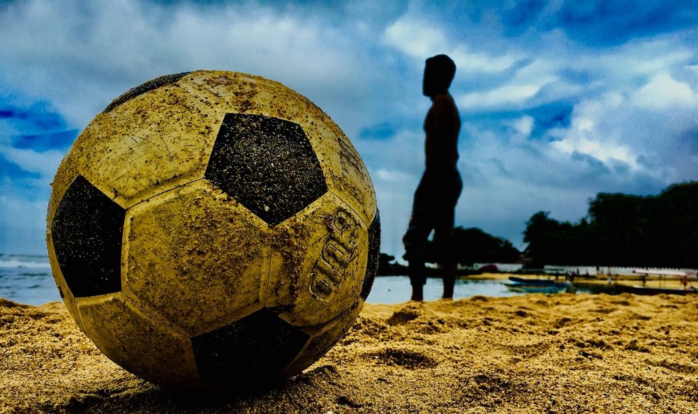 Beach football