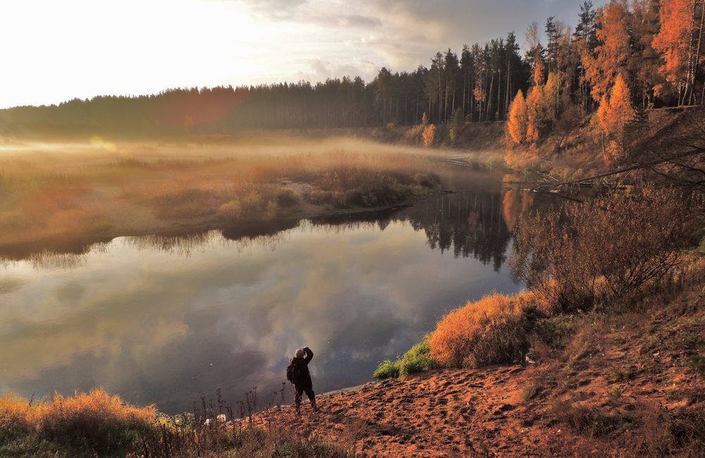 Утро в глубинке.