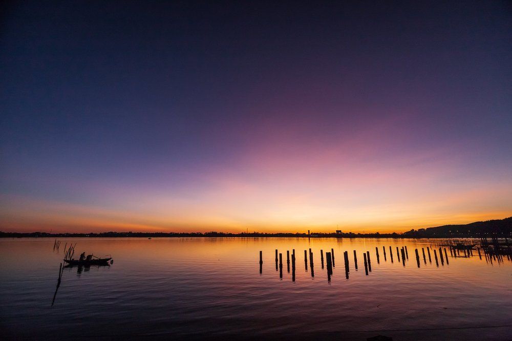 Sunrise at La An Lagoon