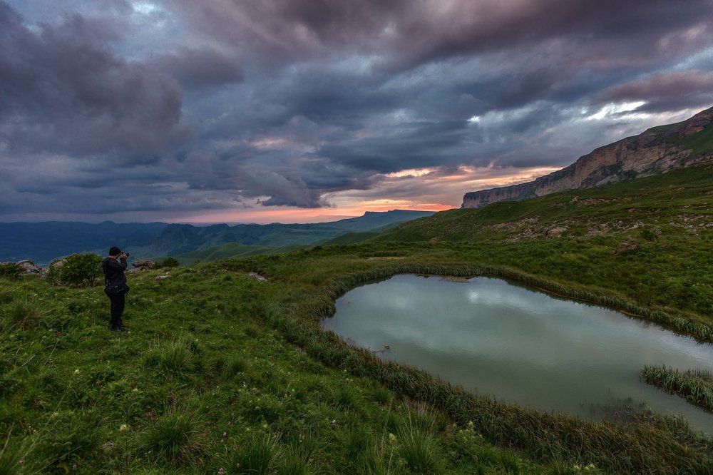 Вечер на перевале Гум Баши ...