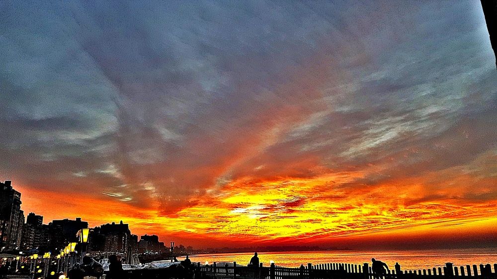 Sunset in Alexandria One Winter