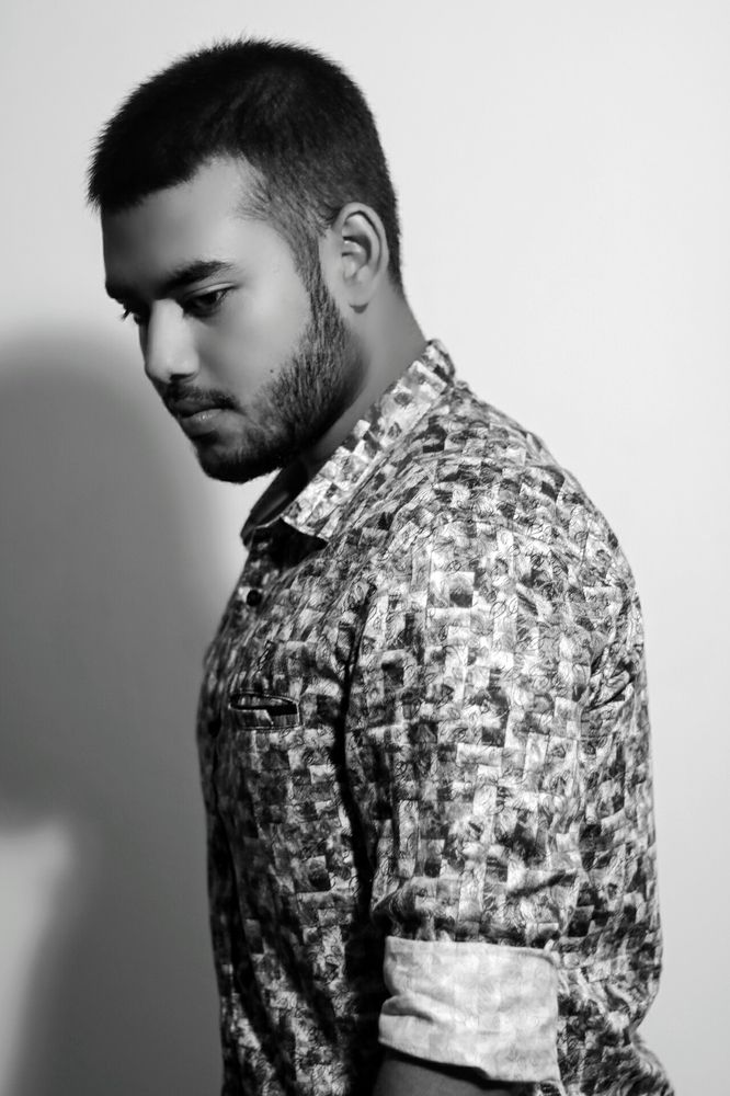 Black and white