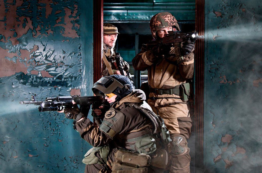 Три товарища и страйкбол