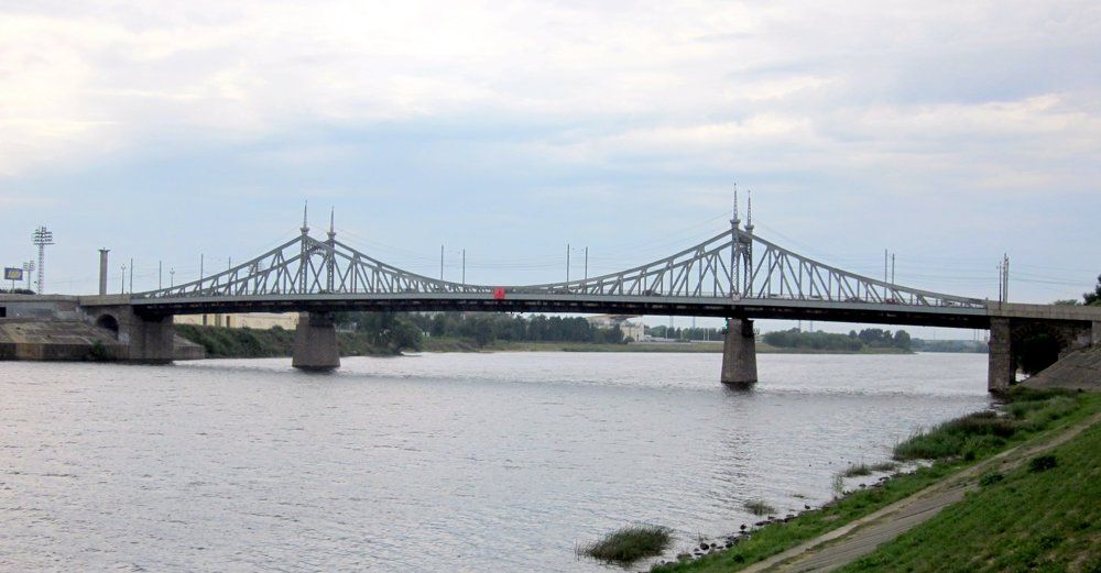 Старый волжский мост.
