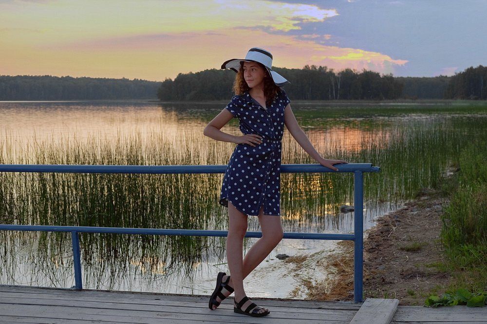 Вечер на озере