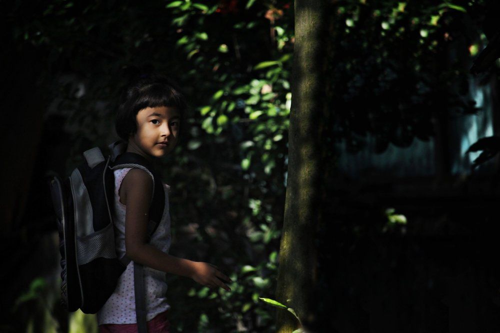 portrait of natural light