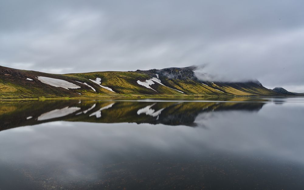 Озеро Альфтаватн. Исландия.