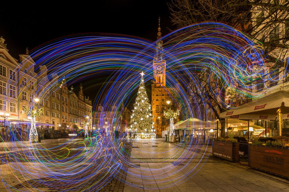 Ночной Гданьск