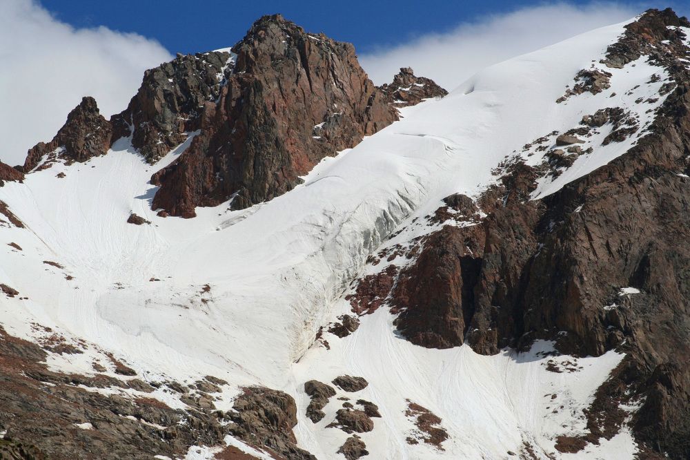 Ледник Тиль (Язык). Казахстан. Медео.