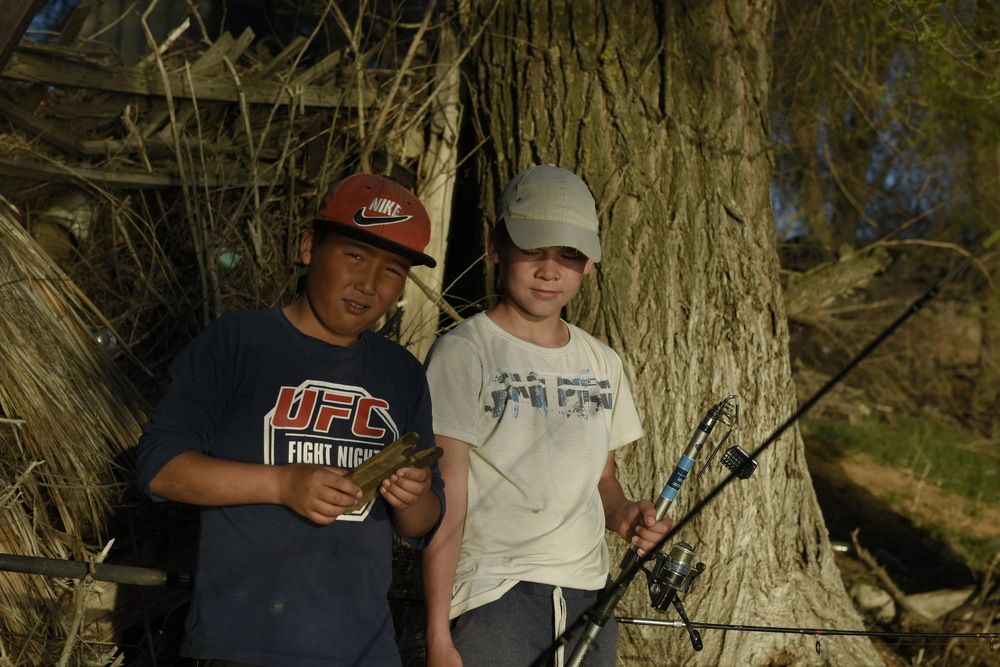 Один день рыбацкого поселка на Волге