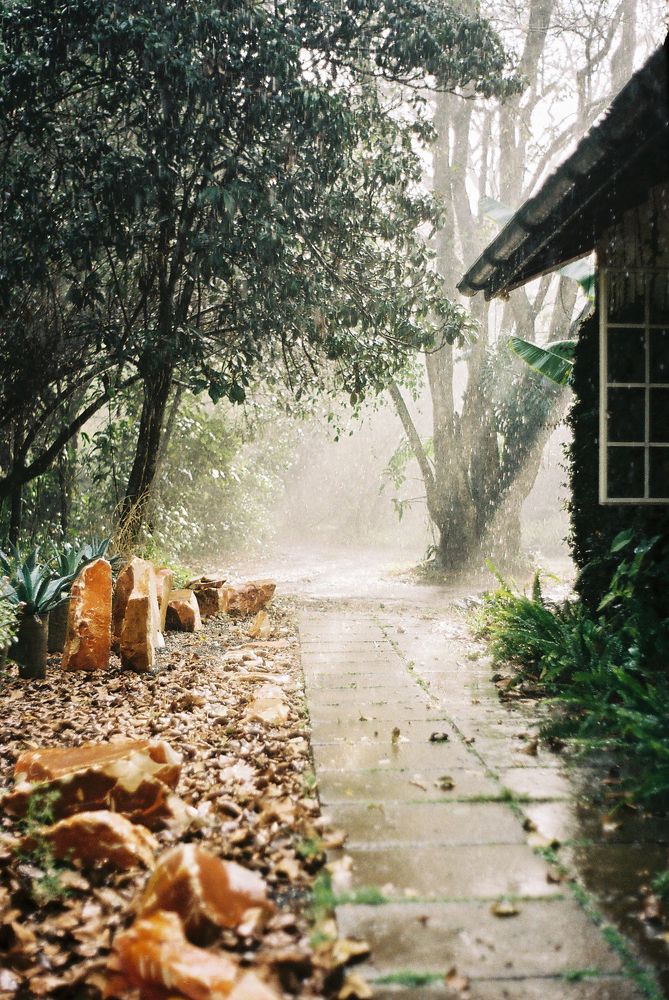 afternoon rain by our kenyan office