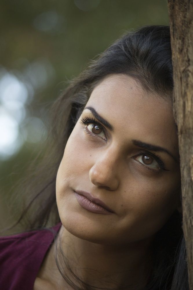 Portrait in the woods