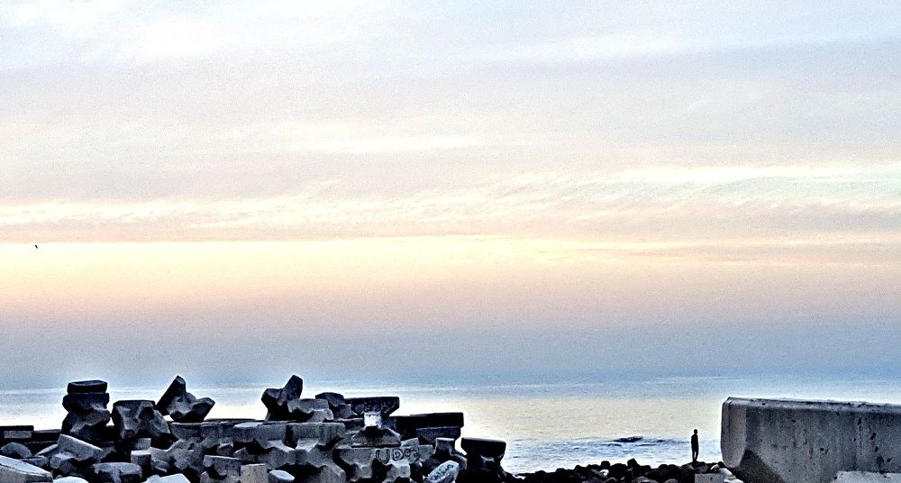 A Wintery Sunset in Alexandria