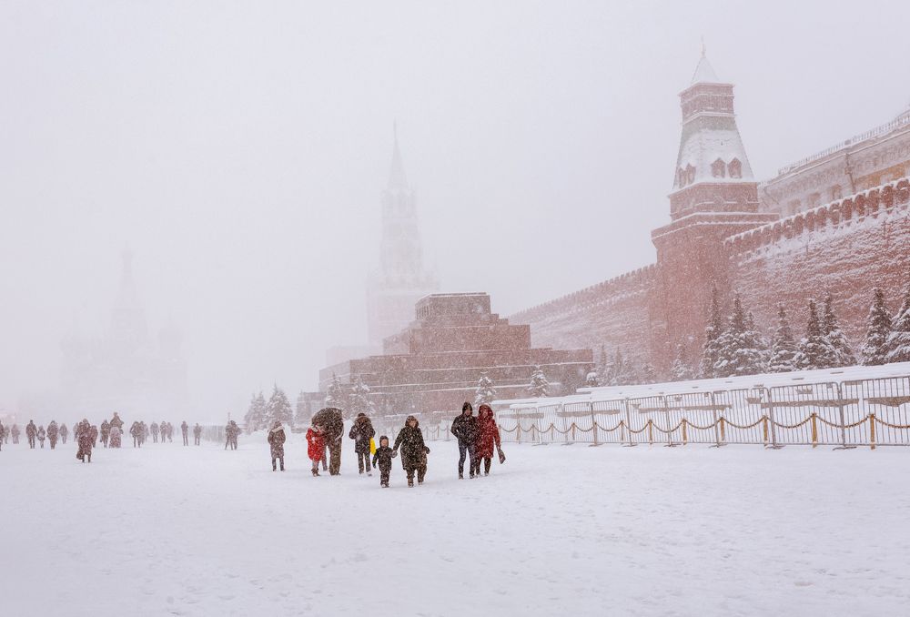 Mioscow  Red Square in winter