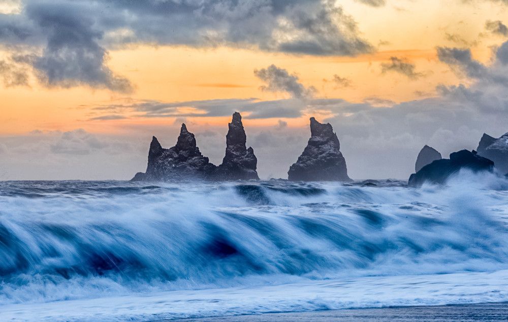 Reynisdrangar beach in Iceland
