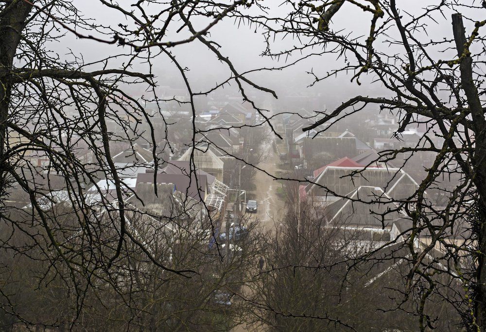 туман над городом