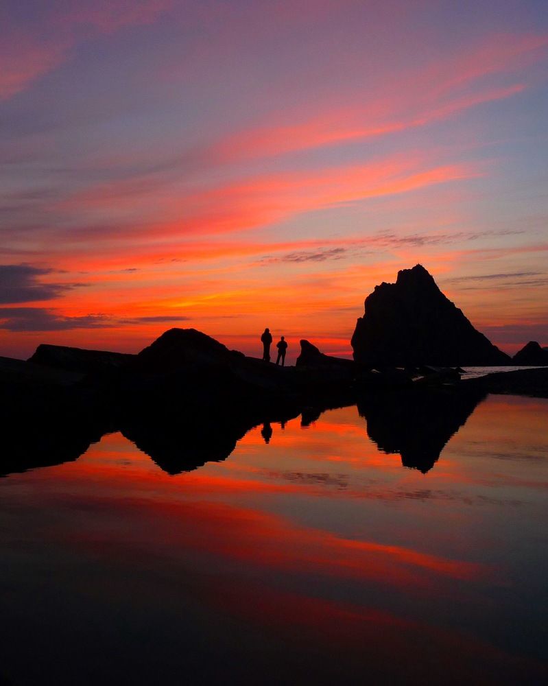 Зеркальный закат