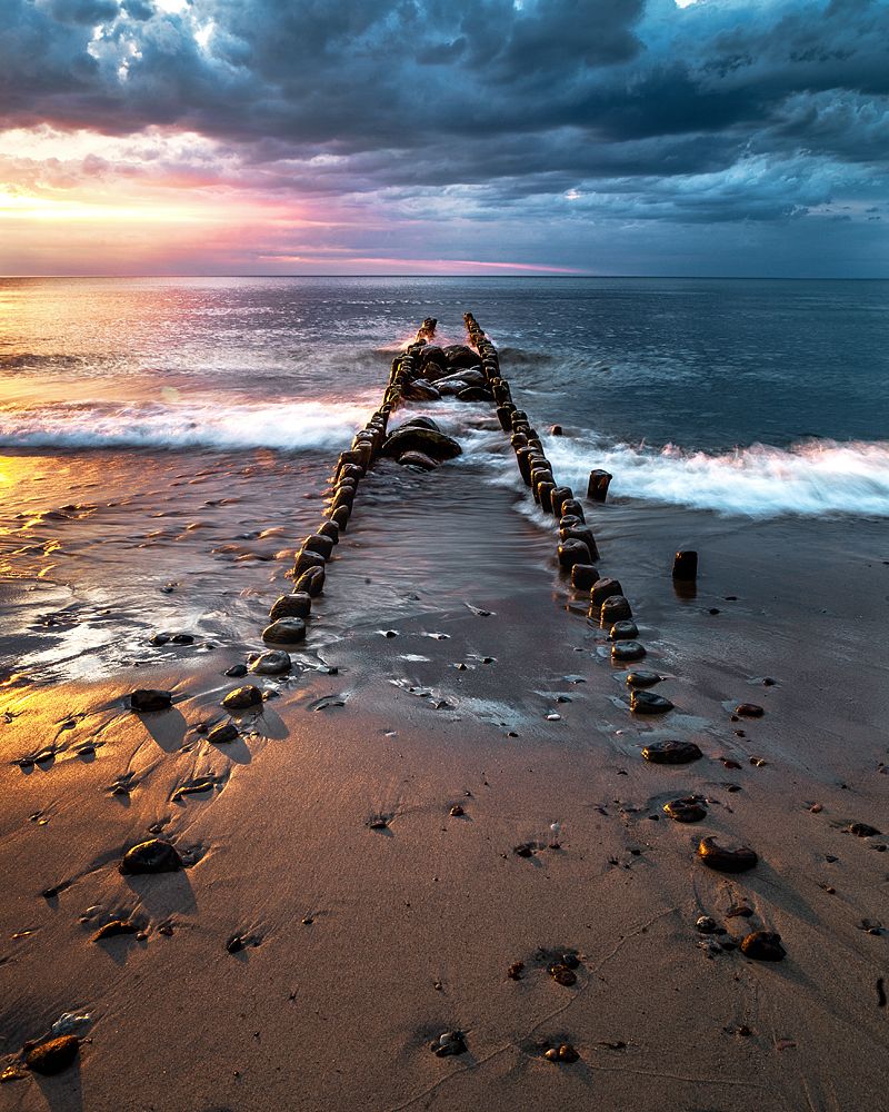 Закат на Балтийском море