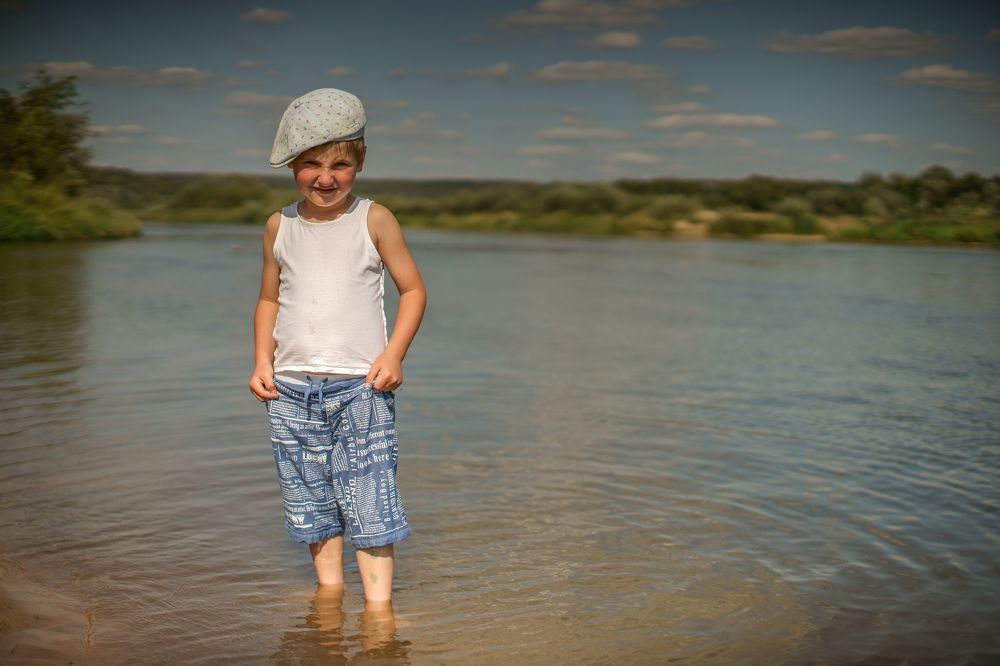 На Оке в районе города Таруса.
