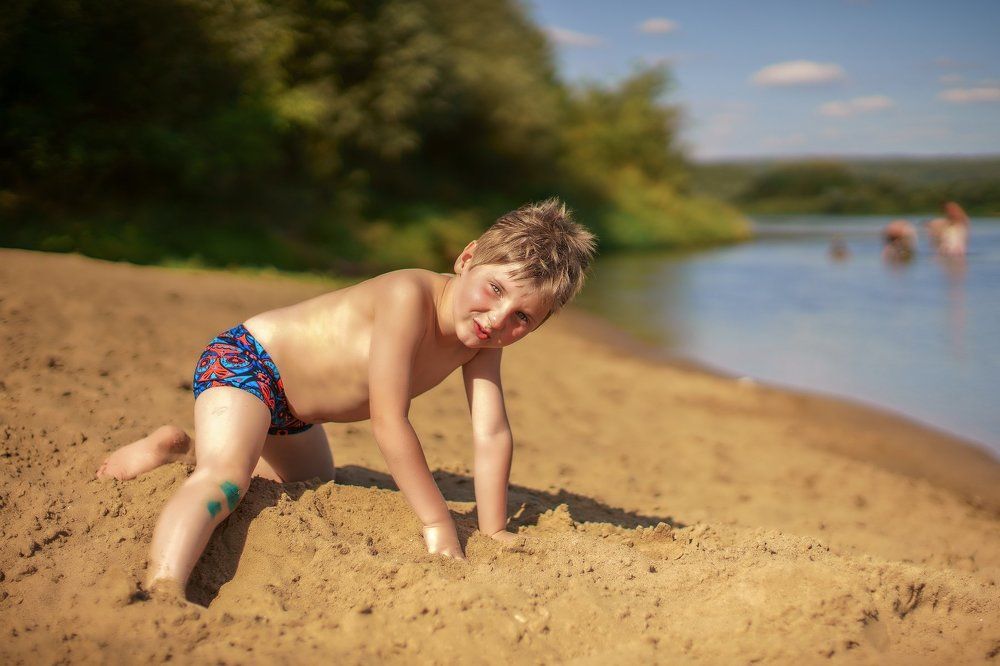 Беззаботное детство.