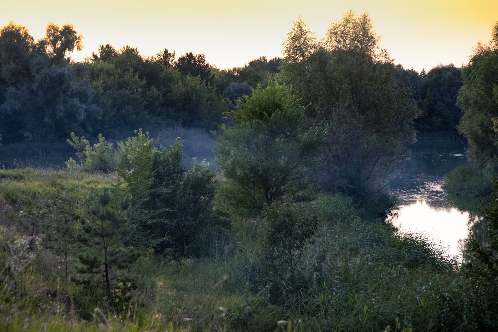 Вечерний туман над Ахтушей...